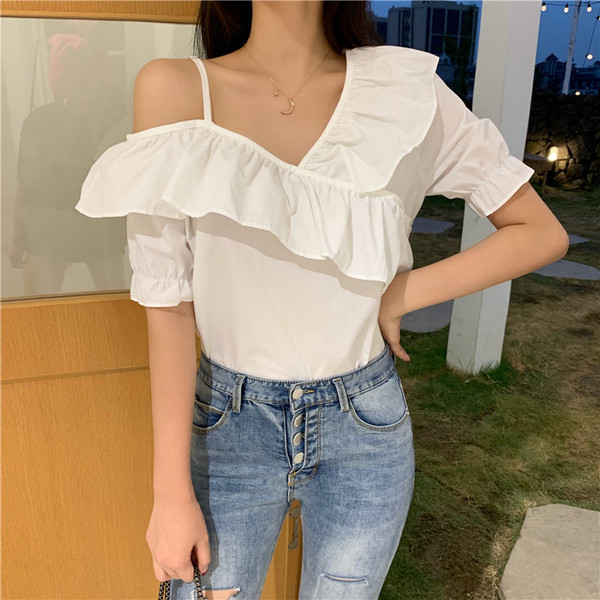 Κομψή  γυναικεία μπλούζα  σε δύο χρώματα