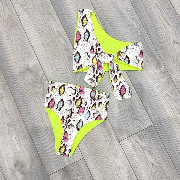 HIT Kétoldalas kétrészes fürdőruha magas derekú nadrággal, két színben