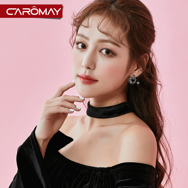 Modern fülbevaló kék kövekkel