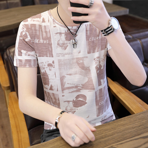 Aktuális O-nyakú férfi póló, három színben