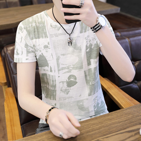 Aktuális O-nyakú férfi póló, három színben