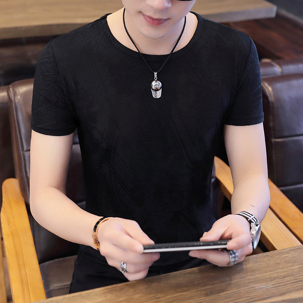 Új modell férfi póló O-nyakkal, három színben