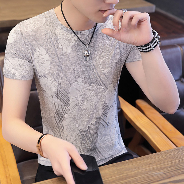 Új modell férfi póló O-nyakkal, három színben