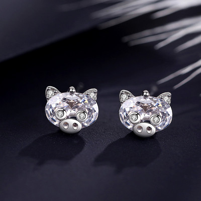 Malac alakú női fülbevaló három színben