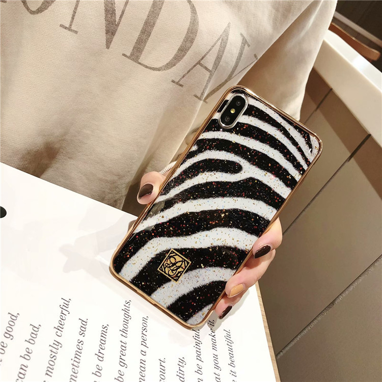 Силиконов калъф със шарка на зебра за iPhone 6 plus и iPhone 6S plus