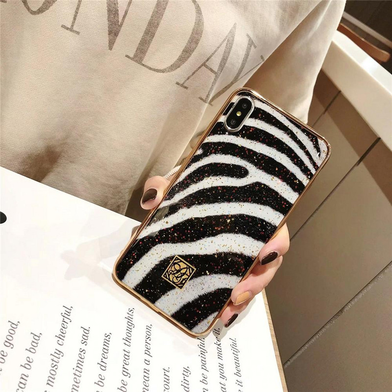Силиконов калъф със шарка на зебра за iPhone 6 plus и iPhone 6S plus