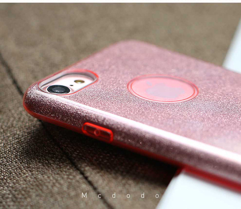 Husa din silicon cu efect stralucitor pentru iPhone 6 si iPhone 6s