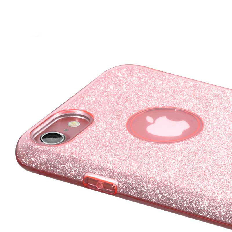 Husa din silicon cu efect stralucitor pentru iPhone 6 si iPhone 6s