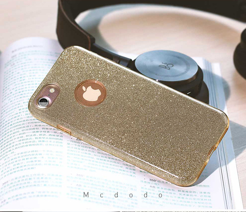 Husa din silicon cu efect stralucitor pentru iPhone 6 si iPhone 6s