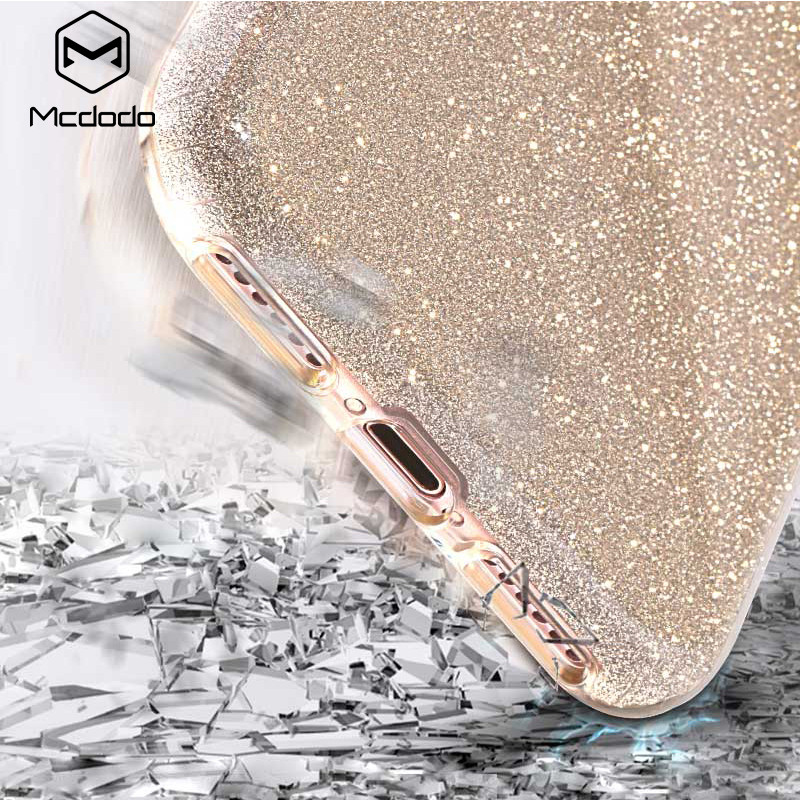 Husa din silicon cu efect stralucitor pentru iPhone 6 si iPhone 6s