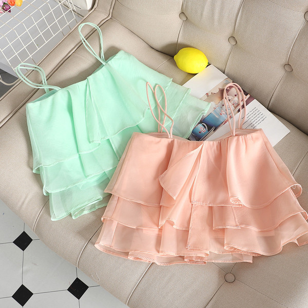 Aktuális női felső vékony pántokkal több színben - széles modell