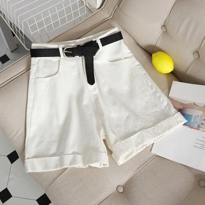 Ежедневни къси дамски панталони с висока талия в няколко цвята