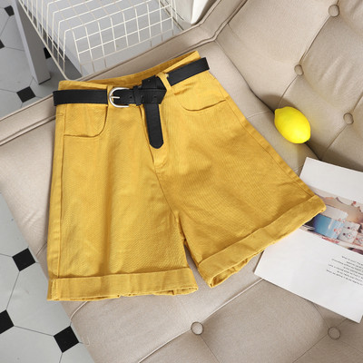 Ежедневни къси дамски панталони с висока талия в няколко цвята