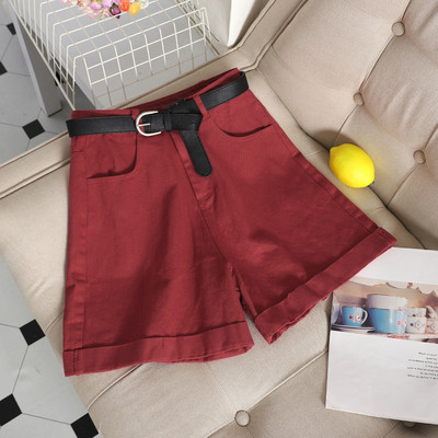 Ежедневни къси дамски панталони с висока талия в няколко цвята