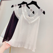 Maieu elegant pentru femei în alb și negru