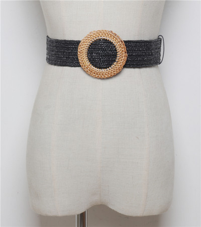 Női mindennapi öv kerek csattal több színben