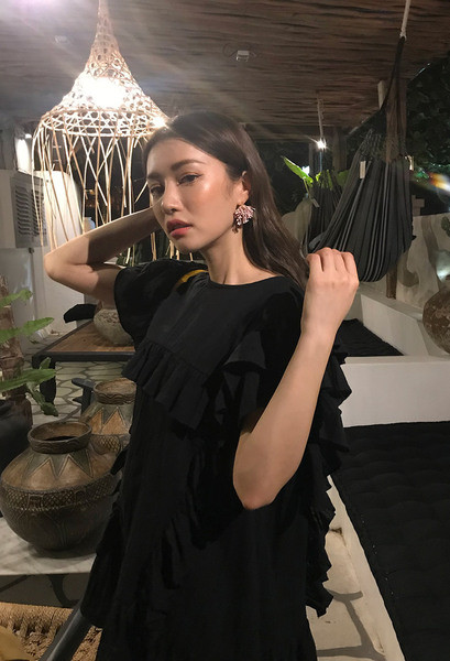 Дамска лятна рокля в два цвята 