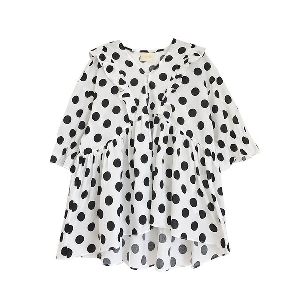 Női tunika 3/4-es ujjal és V-nyakkal