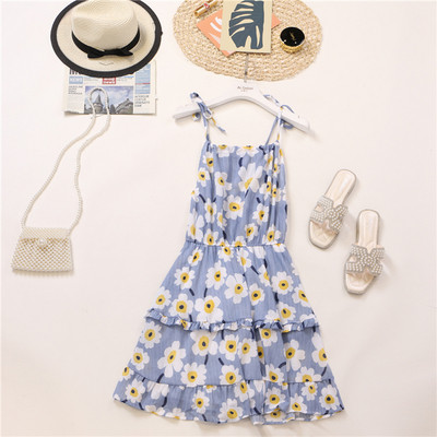 Καλοκαιρινο γυναικείο φόρεμα με floral μοτίβο