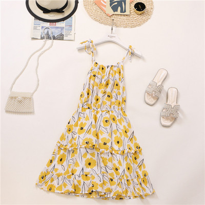 Καλοκαιρινο γυναικείο φόρεμα με floral μοτίβο