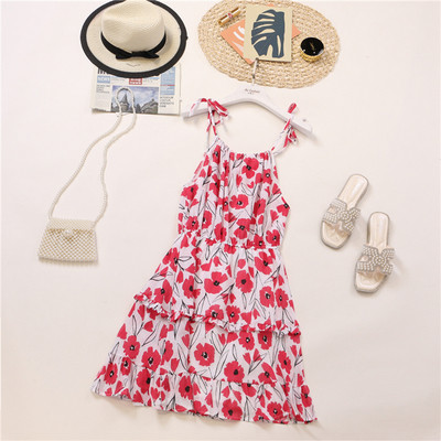 Καλοκαιρινο γυναικείο φόρεμα με floral μοτίβο