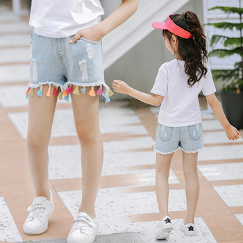 Детски модерни дънки с джобове-за момичета