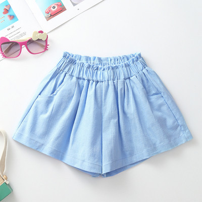 Pantaloni scurți pentru copii cu buzunare în mai multe culori