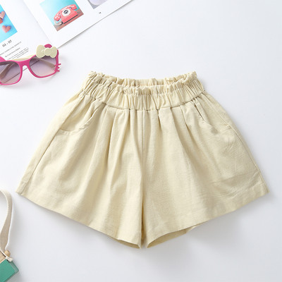 Pantaloni scurți pentru copii cu buzunare în mai multe culori