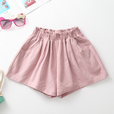 Pantaloni scurți pentru copii cu buzunare în mai multe culori