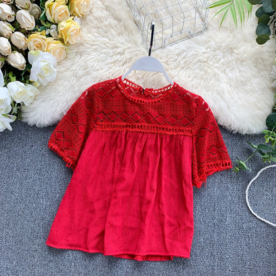 Γυναικείο μπλουζάκι με κοντό μανίκι σε διάφορα χρώματα