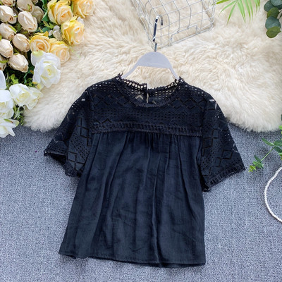 Γυναικείο μπλουζάκι με κοντό μανίκι σε διάφορα χρώματα