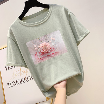 Γυναικεία μπλούζα με εφαρμογή και στοιχείο 3D