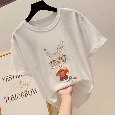 Γυναικεία μπλούζα με εφαρμογές και πέρλες