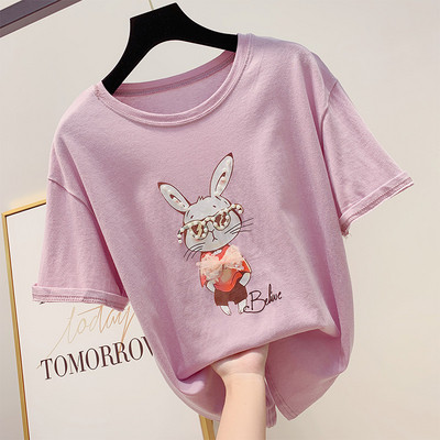 Γυναικεία μπλούζα με εφαρμογές και πέρλες