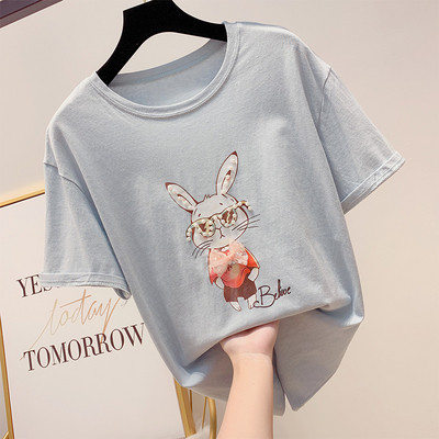 Γυναικεία μπλούζα με εφαρμογές και πέρλες