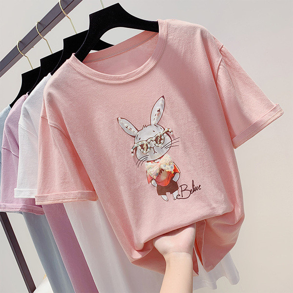 Γυναικεία μπλούζα με εφαρμογές και πέρλες