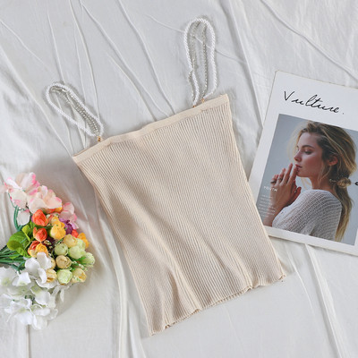 Gyönggyel és kövekkel díszített női felső több színben