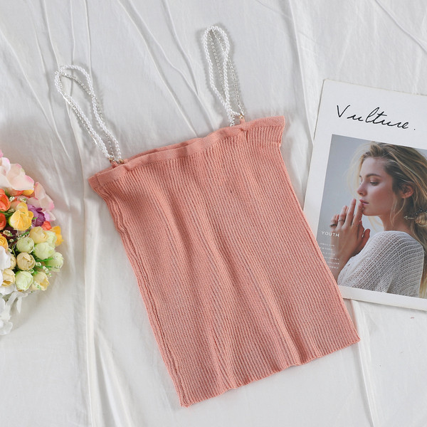 Gyönggyel és kövekkel díszített női felső több színben