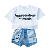 Naprakész kétrészes gyerekkészlet - lányoknak