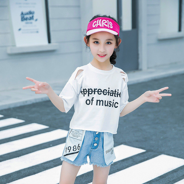 Naprakész kétrészes gyerekkészlet - lányoknak