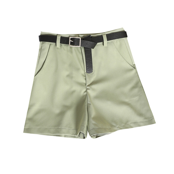 Стилни къси дамски панталони изчистен модел с висока талия в няколко цвята