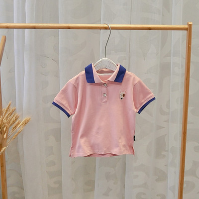 Детска тениска за момчета в три цвята с различни апликации