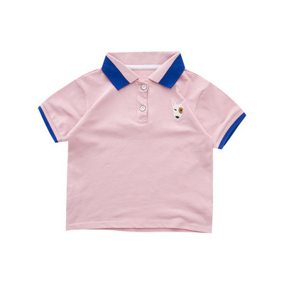 Детска тениска за момчета в три цвята с различни апликации