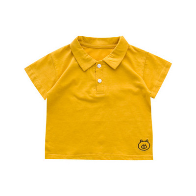 Детска модерна тениска за момчета в два цвята с бродерия 