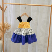 Нов модел детска рокля разкроен модел с презрамки