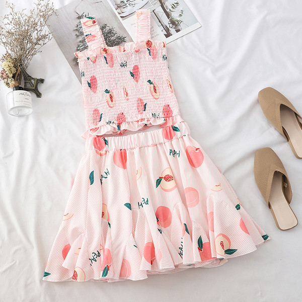 Ежедневен дамски комплект от две части в три цвята и цветен десен