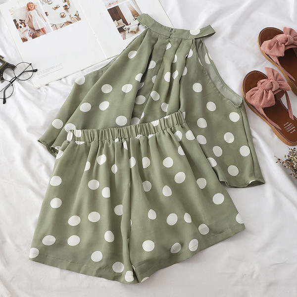 Napi női két részből álló pontkészlet három színben