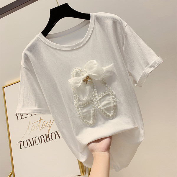 Γυναικεία μπλούζα με τρισδιάστατο στοιχείο κορδέλας σε διάφορα χρώματα