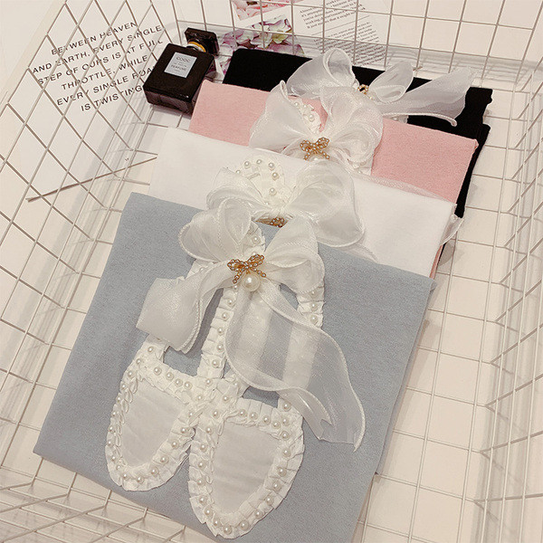 Γυναικεία μπλούζα με τρισδιάστατο στοιχείο κορδέλας σε διάφορα χρώματα