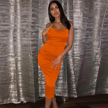 Rochie de dama eleganta cu bretele subtiri in mai multe culori